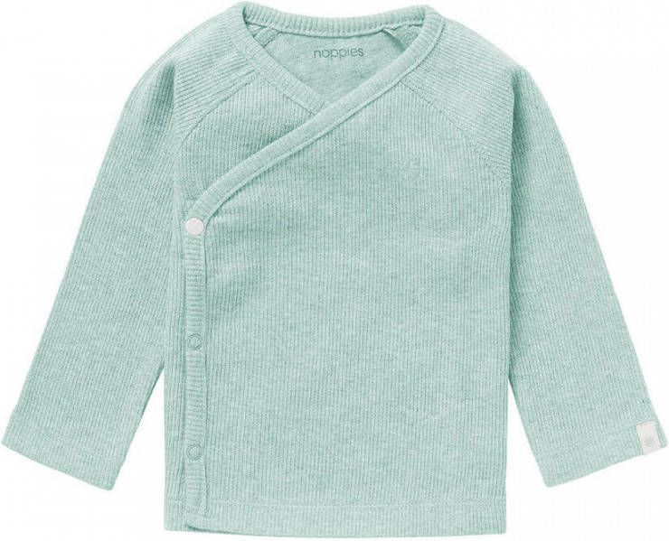 Noppies ! Unisex Shirt Lange Mouw -- Mint Katoen/polyester/elasthan online kopen