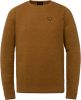 PME Legend fijngebreide pullover met textuur 8197 rubber online kopen