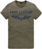 PME Legend T shirt R hals single jersey , Groen, Heren online kopen