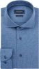 Profuomo Originale Slim Fit Jersey shirt donkerblauw, Melange online kopen