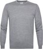 Profuomo Fijngebreide pullover van merino wol online kopen