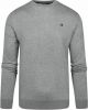 Scotch & Soda Lichtgrijze Trui Classic Crewneck Pullover online kopen