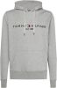 Tommy Hilfiger Herren Kapuzensweatshirt Logo Hoody , Grijs, Heren online kopen