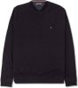 Tommy Hilfiger Regular Fit Trui ronde halsnachtblauw, Effen online kopen