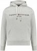 Tommy Hilfiger Herren Kapuzensweatshirt Logo Hoody , Grijs, Heren online kopen