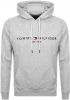 Tommy Hilfiger Herren Kapuzensweatshirt Logo Hoody , Grijs, Heren online kopen