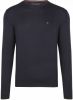 Tommy Hilfiger Regular Fit Trui ronde halsnachtblauw, Effen online kopen