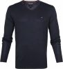 Tommy Hilfiger Blauwe Trui Core Cotton silk Vneck online kopen