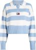 Tommy Hilfiger Oversized trui met polokraag en streepprint online kopen