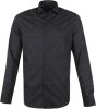 Vanguard Long sleeve shirt print on fine po sky captain , Zwart, Heren online kopen