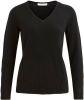 Vila Viril L/S V Neck Knit TOP , Zwart, Dames online kopen