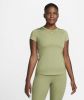 Nike Dri FIT One Damestop met aansluitende pasvorm en korte mouwen Groen online kopen