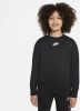 Nike Sportswear Club Fleece Sweatshirt met ronde hals voor meisjes Zwart online kopen