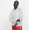 Nike Sportswear Essential Hoodie Dames Dark Grey Heather/Matte Silver/White online kopen