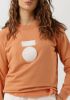 10DAYS Cropped sweater in biologische katoenblend met teddy logoprint online kopen