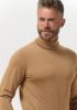 Hugo Boss Beige Slim Fit Rollneck trui , Beige, Heren online kopen
