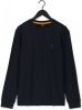 Hugo Boss sweater bordeaux effen katoen ronde hals online kopen