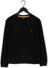 Hugo Boss Zwarte trui Westart met ronde hals online kopen