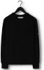 Calvin Klein Sweatshirt ML Monogram Badge Black(Black)[C2Calkj30J314035Bae(L)/3000002722730] , Zwart, Heren online kopen