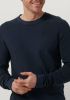 Cast Iron Donkerblauwe Trui Crewneck Cotton Modal online kopen
