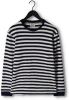 Scotch & Soda Sweater textured stripe sweatshirt 169911/0218 online kopen