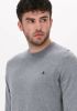 Scotch & Soda Lichtgrijze Trui Classic Crewneck Pullover online kopen