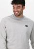 Scotch and Soda Truien Essentials Organic cotton felpa crewneck sweatshirt Grijs online kopen