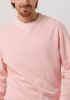 Scotch & Soda Roze Sweater Garment dyed Structured Sweatshirt online kopen