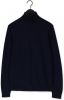 SELECTED HOMME fijngebreide coltrui SLHBERG navy blazer melange online kopen