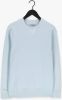 SELECTED HOMME sweater SLHJASON van biologisch katoen celestial blue online kopen