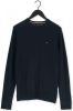 Tommy Hilfiger Regular Fit Trui ronde halsnachtblauw, Effen online kopen