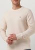 Tommy Hilfiger Gebroken Wit Trui Cross Structure Crew Neck online kopen