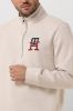 Tommy Hilfiger Sweater in biologische katoenblend met halve rits online kopen