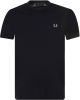 Fred Perry Core Tonal Ringer Short Sleeve T Shirt Heren Blue Heren online kopen