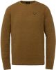 PME Legend fijngebreide pullover met textuur 8197 rubber online kopen