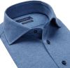 Profuomo Originale Slim Fit Jersey shirt donkerblauw, Melange online kopen