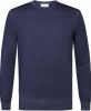Profuomo Originale Slim Fit Jersey shirt donkerblauw, Melange online kopen