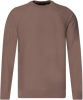 Scotch and Soda Truien Structure knitted raglan sleeve pullover contains Wool Bruin online kopen