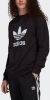 Adidas Adicolor Trefoil Crew Heren Sweatshirts Black Katoen Fleece online kopen