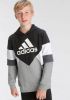 Adidas Performance sporthoodie zwart/grijs melange/wit online kopen