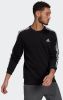 Adidas performance Sweater met ronde hals in molton, 3 stripes online kopen