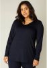 Base Level Curvy Shirt met lange mouwen Alize Zachte licht glanzende kwaliteit online kopen
