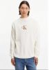 Calvin Klein Ribgebreide trui met logoborduring online kopen