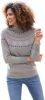 Pullover met lange mouwen in steengrijs/gemêleerd van heine online kopen