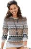 Pullover met lange mouwen in sesam/bruin gedessineerd van heine online kopen