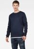 G-Star Donkerblauwe G Star Raw Sweater C235 Pacior Sweat R online kopen