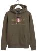 Gant Sweatshirt Archive Shield Sweat Hoodie met mooi logoborduursel voor online kopen