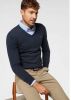 Gant V hals gebreide kleding , Blauw, Heren online kopen