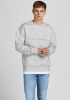 JACK & JONES ORIGINALS gemêleerde sweater JORCOPENHAGEN white melange online kopen