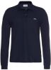 Lacoste Marl Petit Piqué Classic Fit Long Sleeve Polo , Groen, Heren online kopen